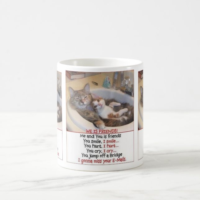 Cat Friends Coffee Mug (Center)