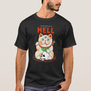 Cat from Hell Edgy Aesthetic Streetwear T-Shirt