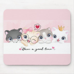 Cat Fun Mouse Pad
