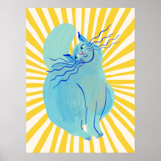 Cat | Funny & decorative Poster