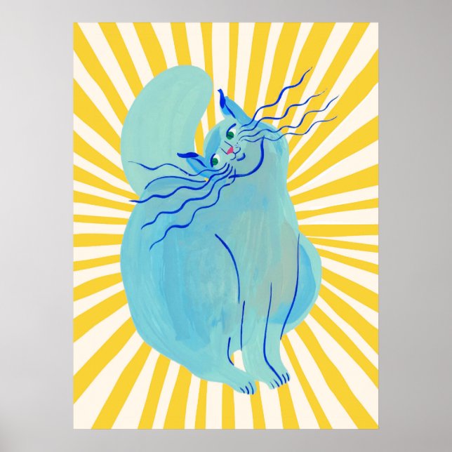 Cat | Funny & decorative Poster (Front)