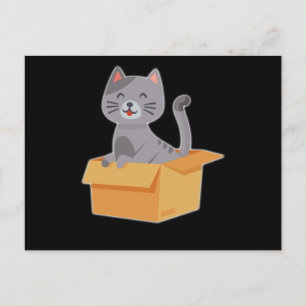 Cat Funny Design Cats Cute Paw Pet Animal Gift Postcard