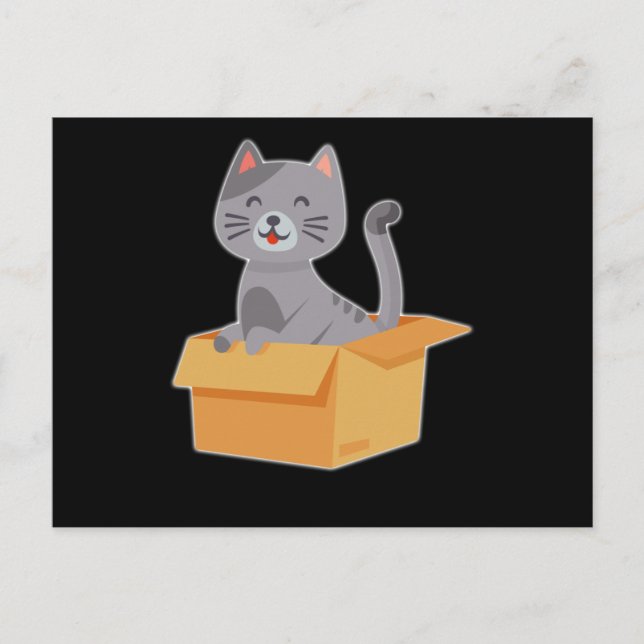Cat Funny Design Cats Cute Paw Pet Animal Gift Postcard (Front)