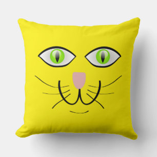 Cat Funny Face Cartoon-29034 Cushion