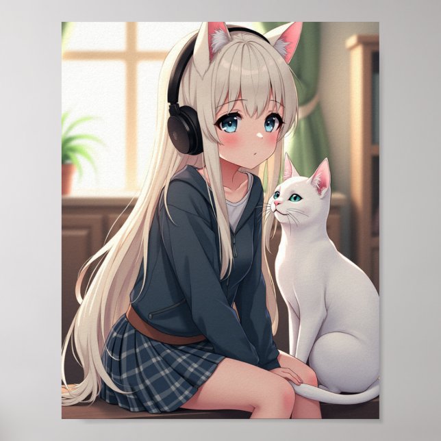 Cat funny  poster (Front)