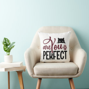 Cat Funny Quotes Cushion