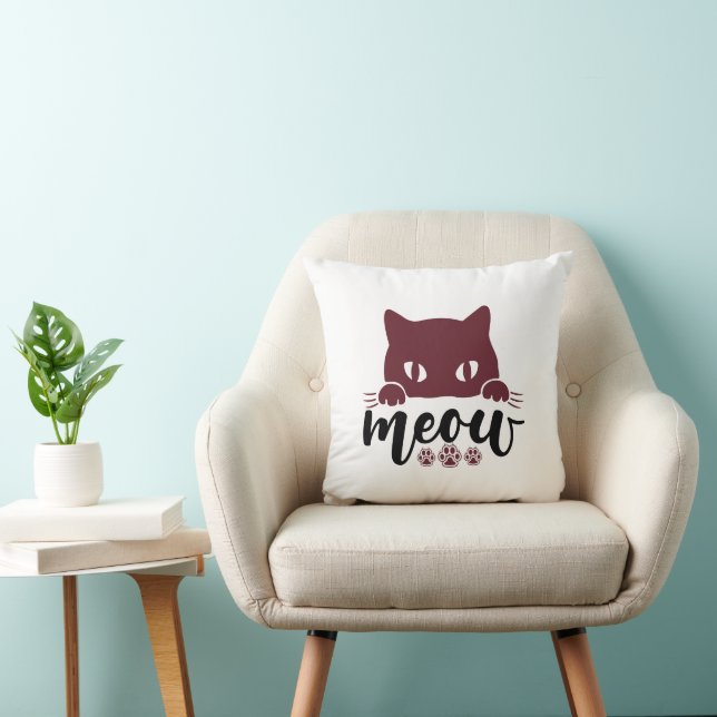 Cat Funny Quotes Cushion (Chair)