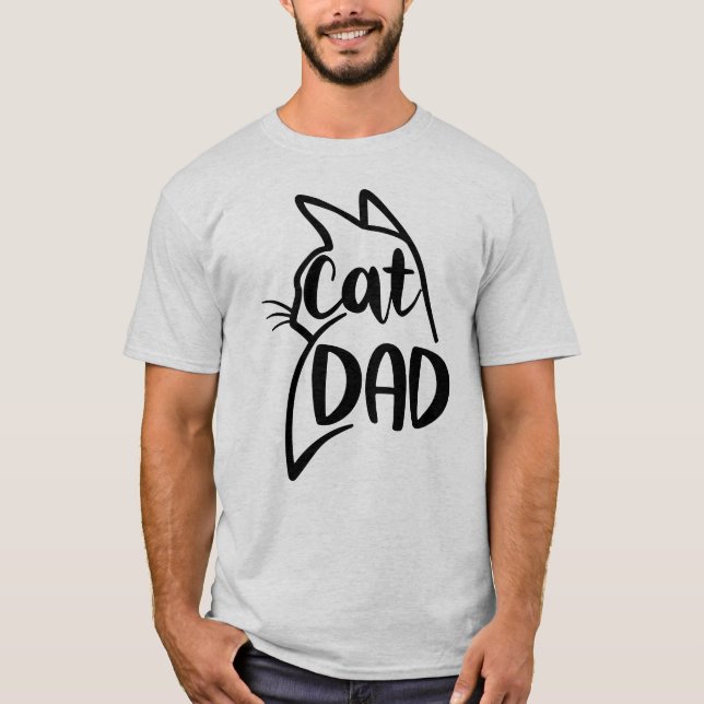 Cat Funny Quotes T-Shirt (Front)