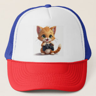 Cat funny  trucker hat
