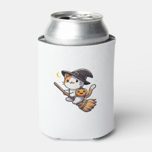 Cat Funny Witch Halloween Costume Broom Stick Boys Can Cooler
