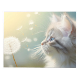 Cat Furry Pet Animal Tranquil Peaceful Notepad