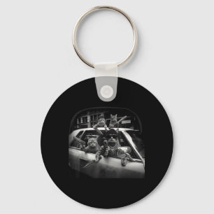 Cat Gang Meme Silly Cat Meme Trendy Funny Gangster Key Ring