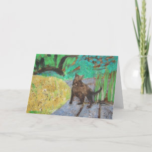 Cat Garden Card