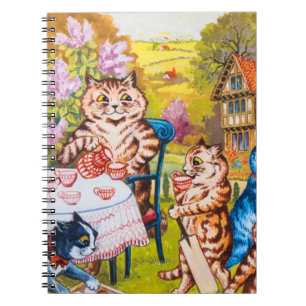 Cat Garden Party Notebook