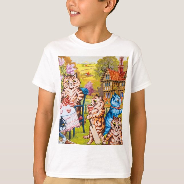 Cat Garden Party T-Shirt (Front)
