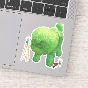 Cat Gardeners and Green Animal Bush