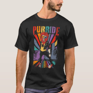 Cat Gay Pride Lgbtq Daddy Lion Purride Cool Pride  T-Shirt