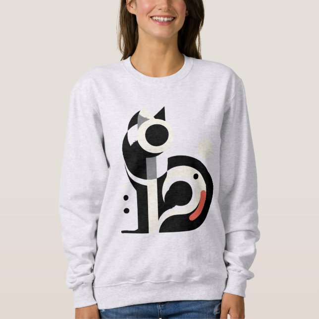 CAT geometric -  Sweatshirt (Front)