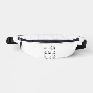 Cat Ghost Spooky Cute Halloween for Men Women Kids Bum Bags