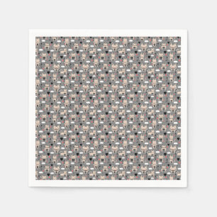 Cat Gift Cute Cat Pattern Childish Napkin