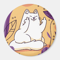 Cat giving the finger