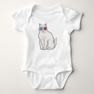 Cat Glasses Baby Bodysuit