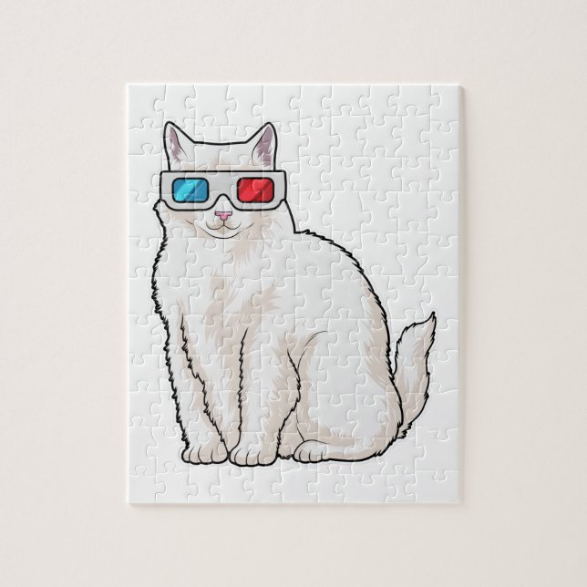 Cat Glasses Jigsaw Puzzle (Vertical)