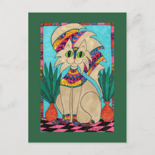 Cat Goddess Postcard