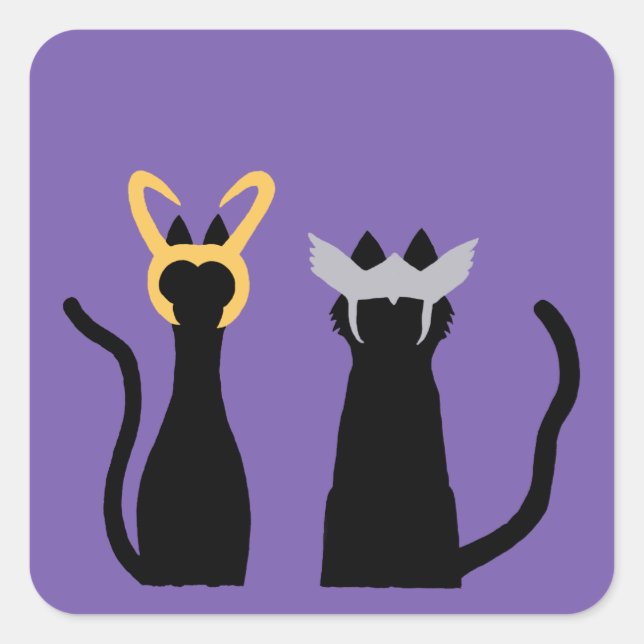 Cat Gods  Square Sticker (Front)