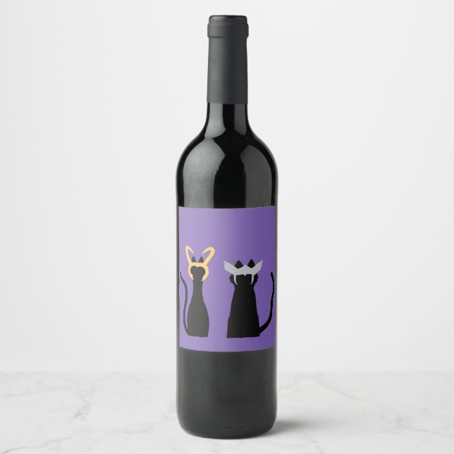 Cat Gods  Wine Label (Front)