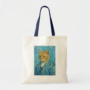 Cat Gogh Tote Bag