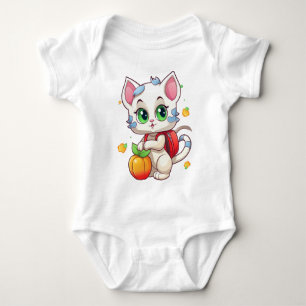 Cat Going To School-85241 Baby Bodysuit