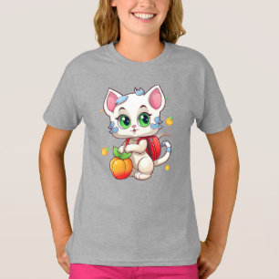 Cat Going To School-85241 T-Shirt