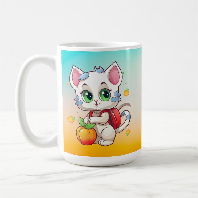 Cat Going To School - Cat School-85241 Coffee Mug (Left)
