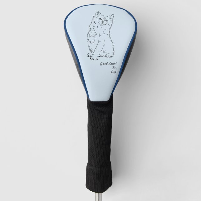 cat  golf head cover (Front)