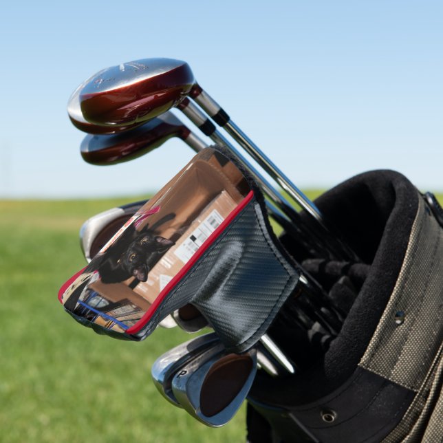 Cat Golf Head Cover (In Situ)