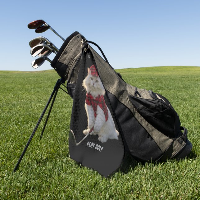 CAT GOLF TOWEL (Green)