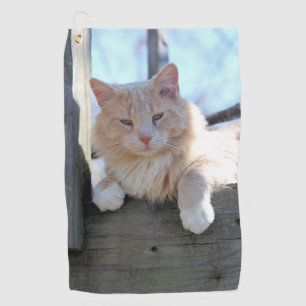 Cat Golf Towel