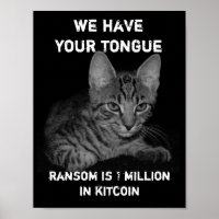 Cat got your tongue kidnappers Cat Criminals Spoof