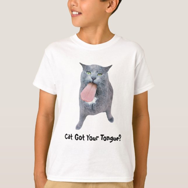 Cat Got Your Tongue? T-Shirt (Front)