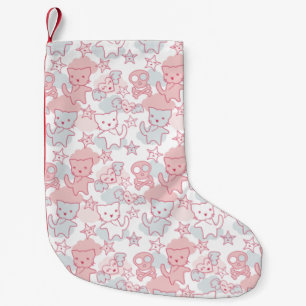 Cat Goth Skull Japanese Style Kawaii Heart Cloud Small Christmas Stocking