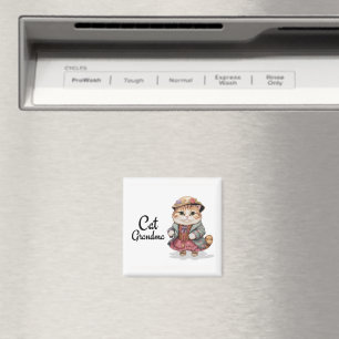 Cat Grandma Magnet – Cute Summer Gift