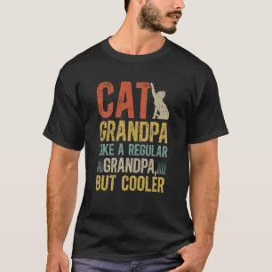 Cat Grandpa Definition Cat Grandfather Cat Lover G T-Shirt