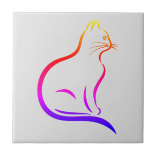 Cat Graphic Tile