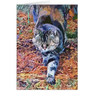 CAT greeting card