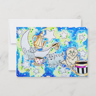Cat Greeting Card