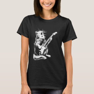 Cat Guitarist Guitar - Birman Dad Mum T-Shirt