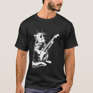 Cat Guitarist Guitar - Birman Dad Mum T-Shirt