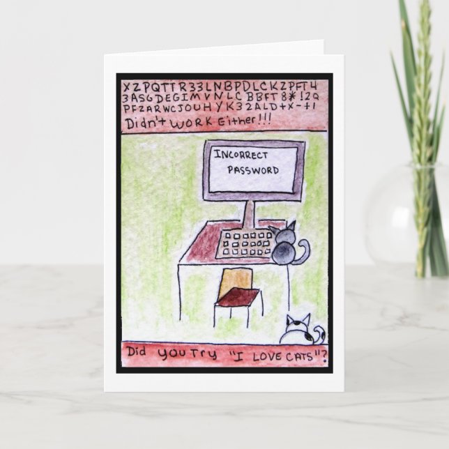 Cat Hackers Card (Front)