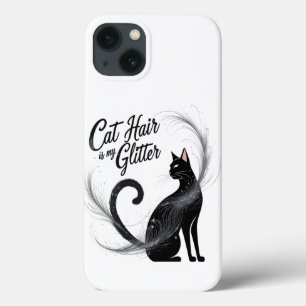 Cat Hair Is My Glitter – A Purrfectly Sparkly iPhone 13 Case